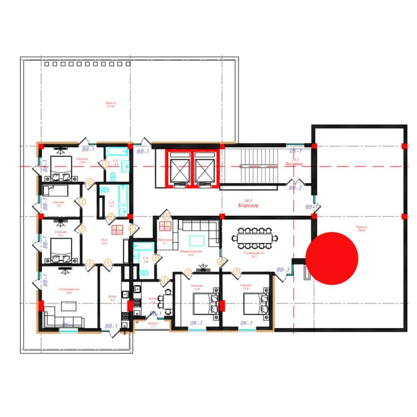 1-комн. квартира 194 м²  10/10 этаж | Жилой комплекс CHINARA PARK