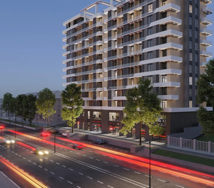 1-xonali xonadon 123 m²  1/12 qavat | NAVRUZ GROUP Turar-joy majmuasi