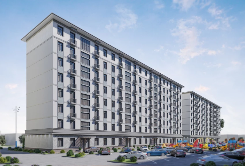 1-xonali xonadon 90 m²  1/8 qavat | SMART HOUSE NURAFSHAN Turar-joy majmuasi