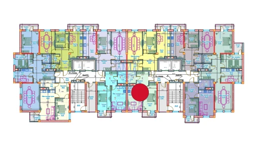 2-xonali xonadon 49.86 m²  4/13 qavat | Al-Qasr Turar-joy majmuasi