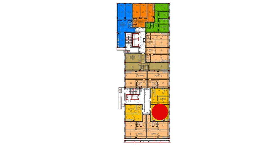 1-комн. квартира 47 м²  1/12 этаж | Жилой комплекс Sokin hayot