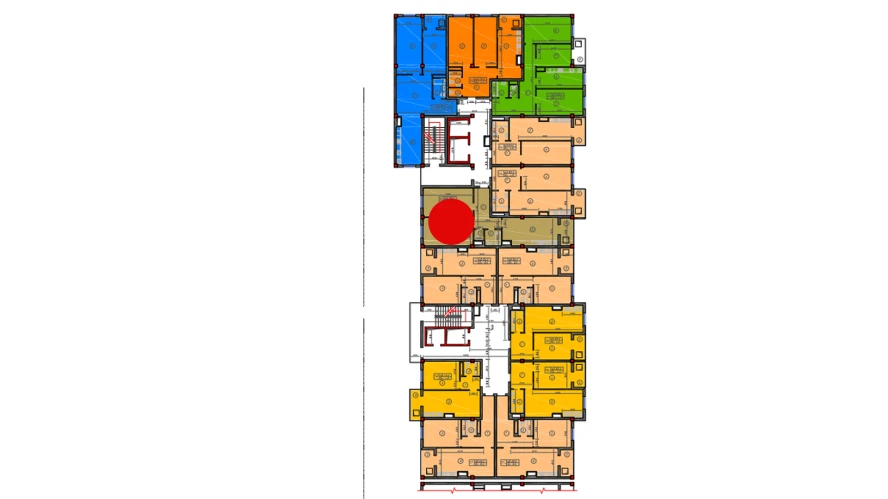 2-комн. квартира 85 м²  12/12 этаж | Жилой комплекс Sokin hayot