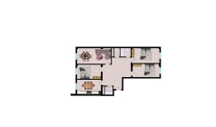 4-xonali xonadon 117.2 m²  10/10 qavat | Ko'kcha-Oqtepa Turar-joy majmuasi
