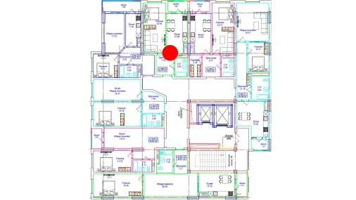 1-комнатная квартира 44.78 м²  15/17 этаж | Жилой комплекс ASTRA