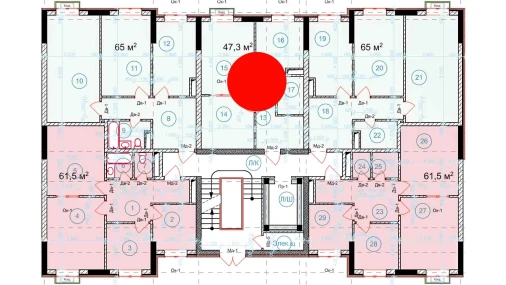 2-комнатная квартира 47.3 м²  1/9 этаж | Жилой комплекс Uchtepa Avenue