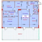 3-комн. квартира 157.38 м²  2/8 этаж | Жилой комплекс CAPITAL AVENUE