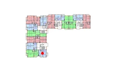 1-комн. квартира 50.02 м²  8/9 этаж | Жилой комплекс SHAYX-UL OLAM