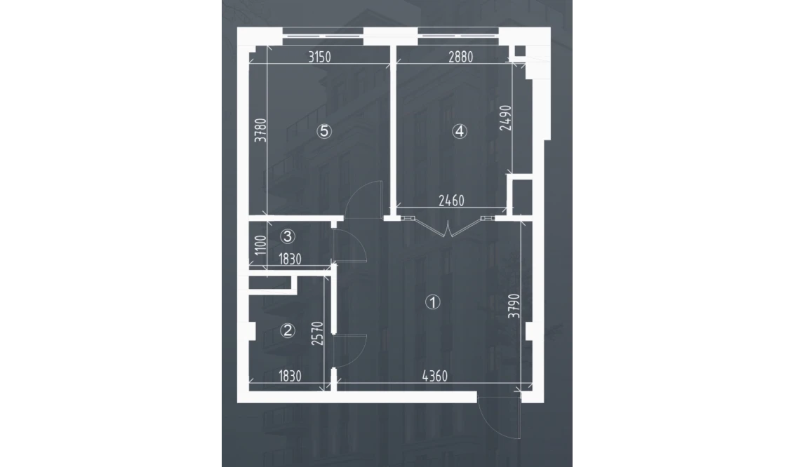 2-комнатная квартира 47.3 м²  12/12 этаж | Жилой комплекс Bunyodobod