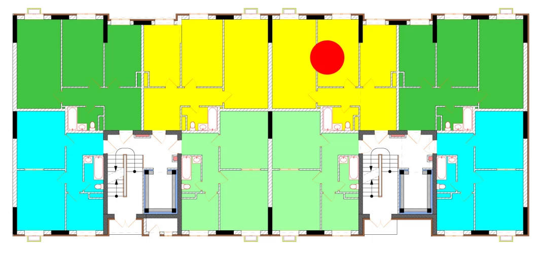 2-комн. квартира 66.3 м²  4/9 этаж | Жилой комплекс Uchtepa Avenue