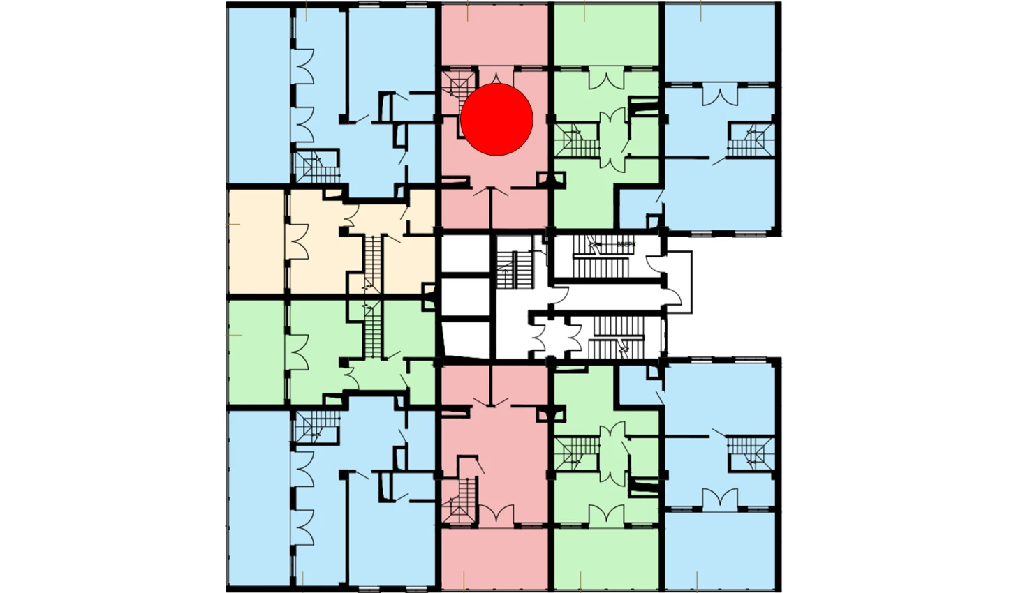 2-комн. квартира 66.56 м²  16/16 этаж | Жилой комплекс Musaffo