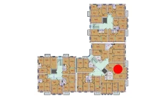 2-xonali xonadon 68.7 m²  5/9 qavat | MBG Turar-joy majmuasi