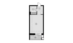 1-комн. квартира 30.9 м²  9/12 этаж | Жилой комплекс NAVRUZ GROUP