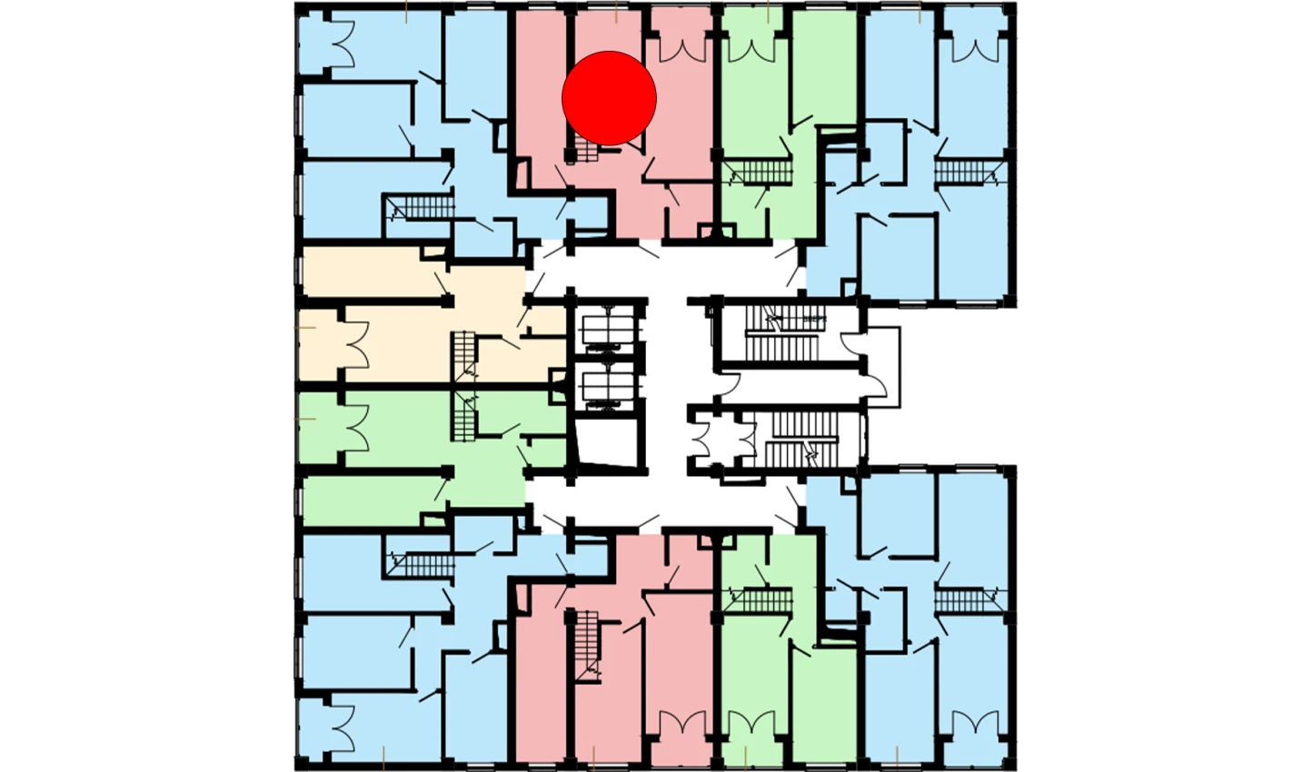 2-комн. квартира 66.56 м²  16/16 этаж | Жилой комплекс Musaffo