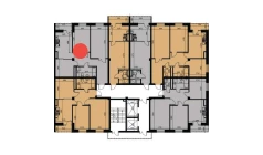 2-xonali xonadon 67.38 m²  6/10 qavat | YANGIOBOD RESIDENCE Turar-joy majmuasi