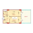 2-комн. квартира 66.72 м²  2/8 этаж | Жилой комплекс CAPITAL AVENUE