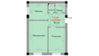 2-xonali xonadon 52 m²  1/8 qavat | Saxro Turar-joy majmuasi