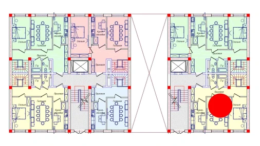 5-xonali xonadon 149.7 m²  1/8 qavat | STAR HOUSE RESIDENCE Turar-joy majmuasi