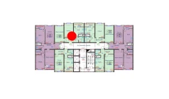 2-xonali xonadon 50.3 m² 8/16 qavat | TRINITY Turar-joy majmuasi 2-xonali xonadon 50.3 m² 8/16 qavat | TRINITY Turar-joy majmuasi