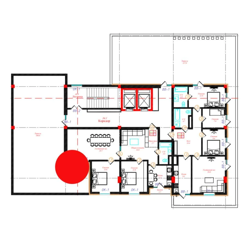 1-комн. квартира 194 м²  10/10 этаж | Жилой комплекс CHINARA PARK
