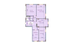 4-комн. квартира 114.5 м²  1/9 этаж | Жилой комплекс SHAYX-UL OLAM