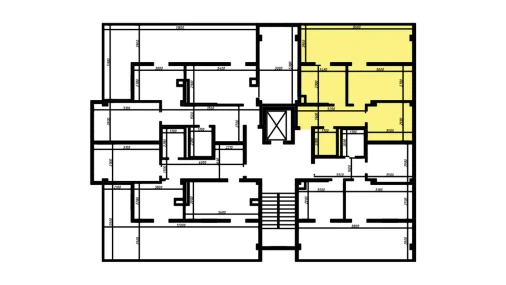 2-комнатная квартира 77 м²  8/8 этаж | Жилой комплекс YASHIL VODIY RESIDENCE