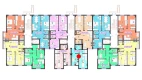 1-xonali xonadon 74.99 m²  1/7 qavat | O'ZBEGIM Turar-joy majmuasi