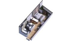 1-комн. квартира 29.94 м²  6/7 этаж | Жилой комплекс Bochka Resort