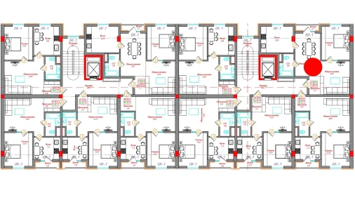 2-xonali xonadon 62.6 m²  2/12 qavat | CHINARA PARK Turar-joy majmuasi