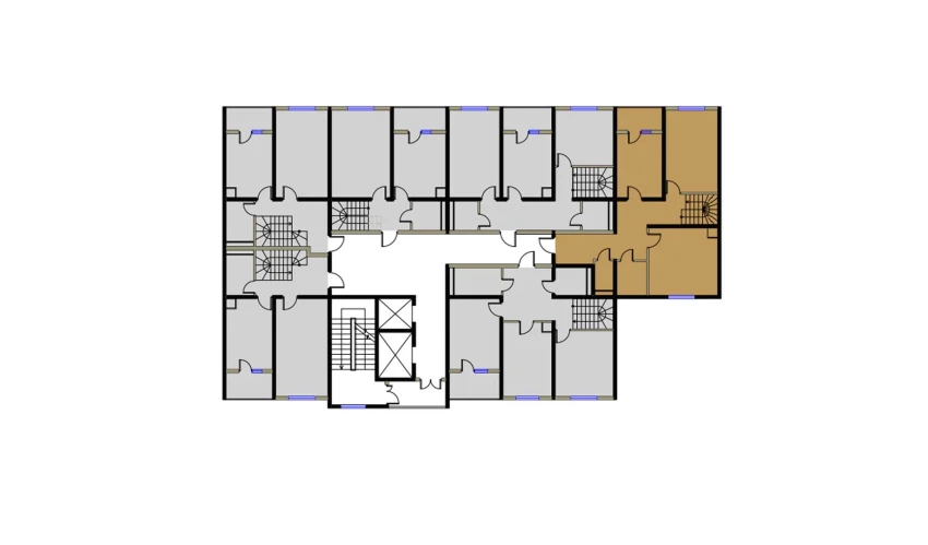 2-комнатная квартира 148.3 м²  16/16 этаж | Жилой комплекс BRILLIANT