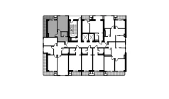 2-xonali xonadon 60.9 m²  7/12 qavat | NAVRUZ GROUP Turar-joy majmuasi