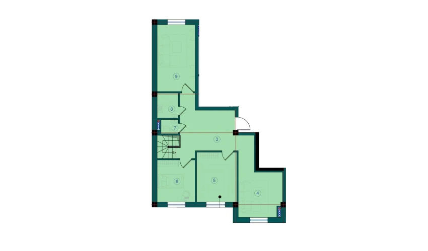 2-комнатная квартира 162.7 м²  7/7 этаж | Жилой комплекс Bristol