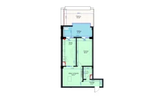 2-xonali xonadon 80.21 m² 2/14 qavat | Avia Palace Turar-joy majmuasi 2-xonali xonadon 80.21 m² 2/14 qavat | Avia Palace Turar-joy majmuasi