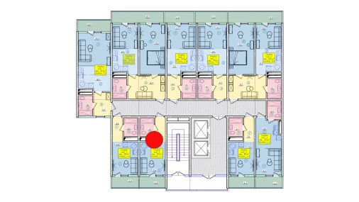 1-комнатная квартира 19.99 м²  2/12 этаж | Жилой комплекс SERGELI CITY