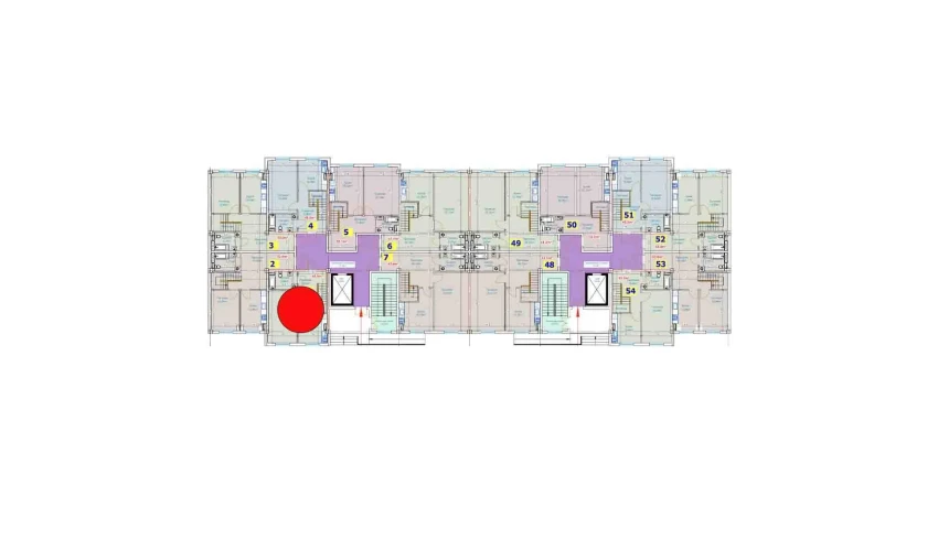 1-xonali xonadon 95.5 m²  1/9 qavat | YANGI AVLOD Turar-joy majmuasi