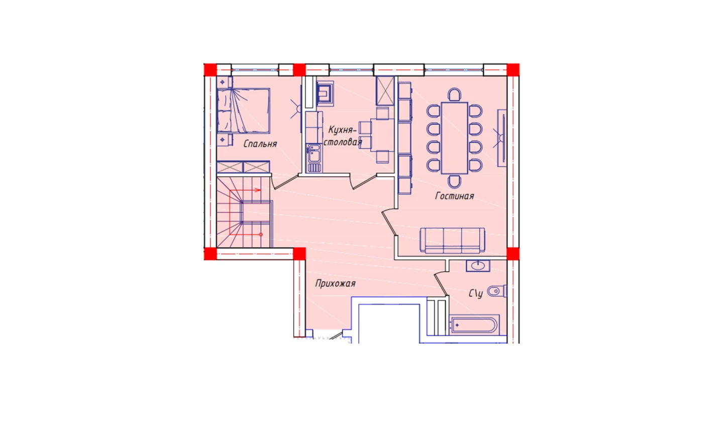 5-комн. квартира 146.4 м²  1/8 этаж | Жилой комплекс STAR HOUSE RESIDENCE