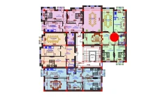 3-комн. квартира 122 м²  9/10 этаж | Жилой комплекс AFROSIYOB