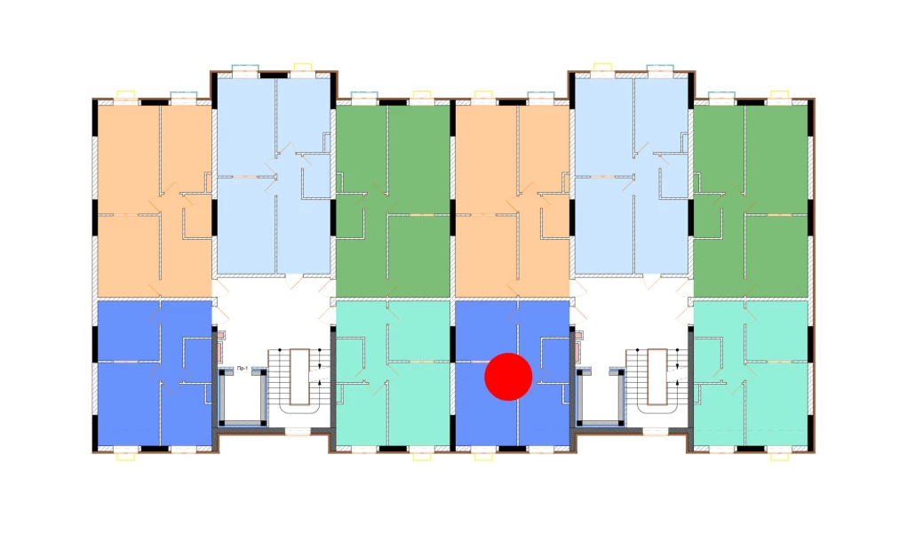 2-xonali xonadon 50.4 m²  6/10 qavat | Uchtepa Avenue Turar-joy majmuasi