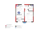 2-xonali xonadon 40.82 m² 9/9 qavat | BI Sad'O Turar-joy majmuasi 2-xonali xonadon 40.82 m² 9/9 qavat | BI Sad'O Turar-joy majmuasi