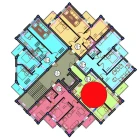 1-xonali xonadon 53.6 m²  5/11 qavat | ANHOR AVENUE Turar-joy majmuasi