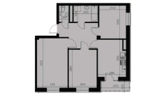 3-комн. квартира 62.42 м²  10/10 этаж | Жилой комплекс YANGIOBOD RESIDENCE