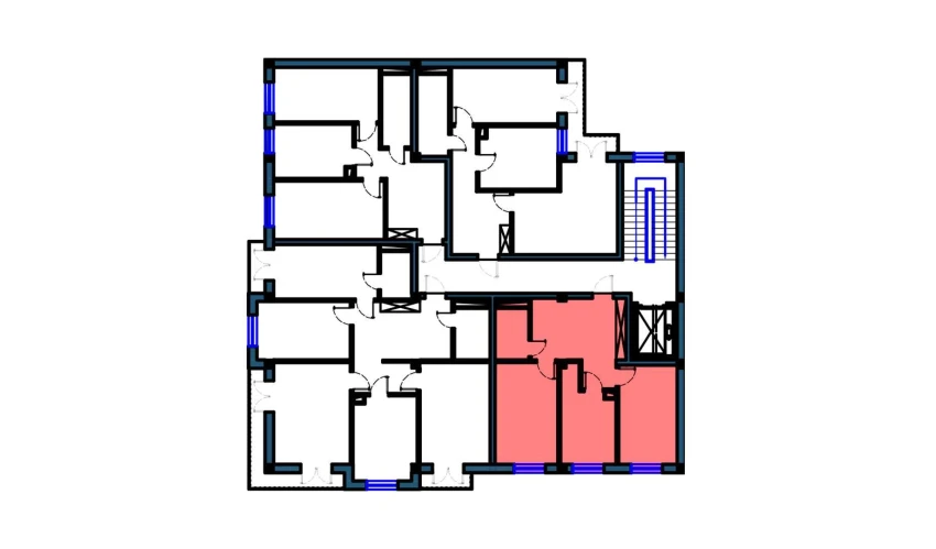 2-комнатная квартира 122 м²  9/9 этаж | Жилой комплекс KO'KSAROY