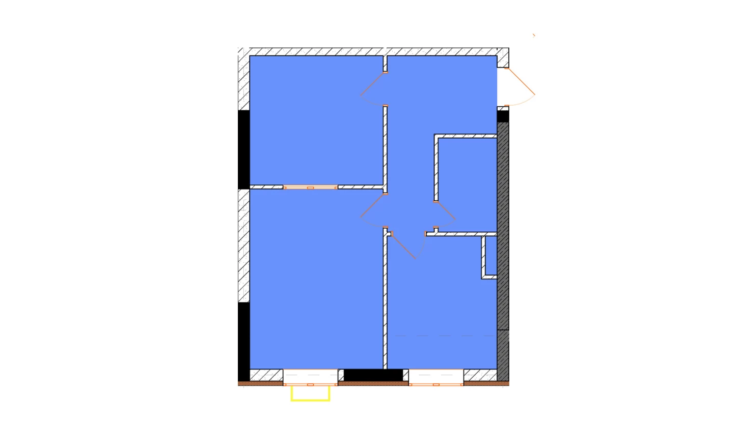2-комн. квартира 50.4 м²  9/9 этаж | Жилой комплекс Uchtepa Avenue