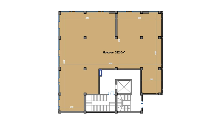 1-комн. квартира 322 м²  1/13 этаж | Жилой комплекс ORZU SAROYI