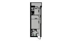 1-комн. квартира 29.24 м²  7/10 этаж | Жилой комплекс YANGIOBOD RESIDENCE