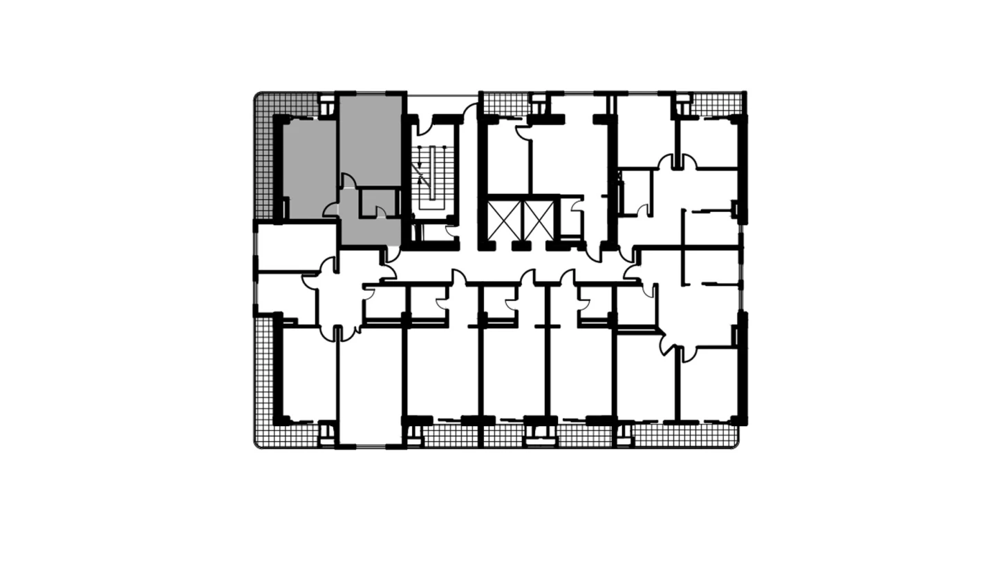 2-xonali xonadon 60.9 m²  9/12 qavat | NAVRUZ GROUP Turar-joy majmuasi