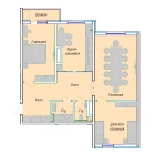 2-xonali xonadon 91.42 m²  9/12 qavat | SERGELI CITY Turar-joy majmuasi