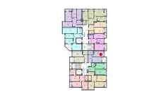 1-комн. квартира 52.6 м²  5/13 этаж | Жилой комплекс ORZU SAROYI