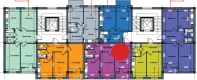 2-xonali xonadon 61.9 m²  9/9 qavat | NUR BARAKA Turar-joy majmuasi