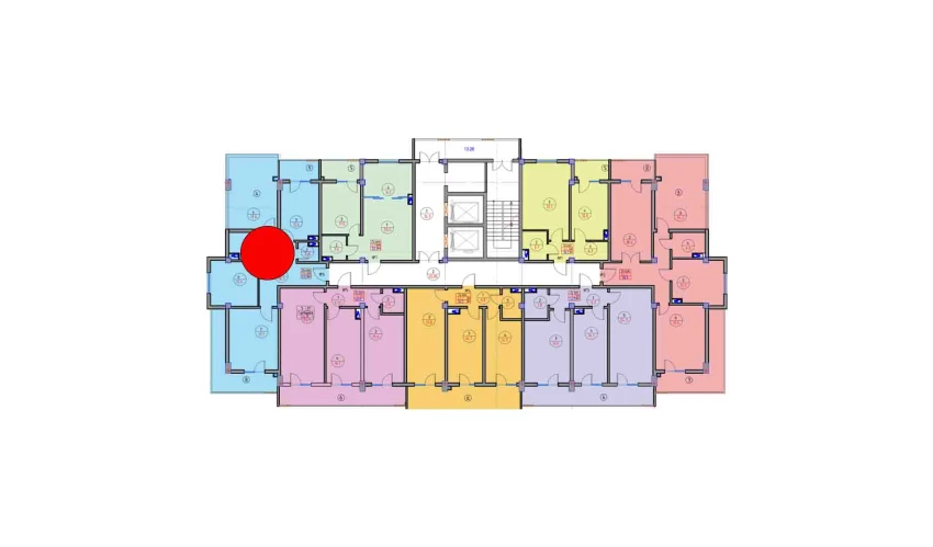 3-комнатная квартира 79.4 м²  12/12 этаж | Жилой комплекс Yangi O'zbekiston Urganch
