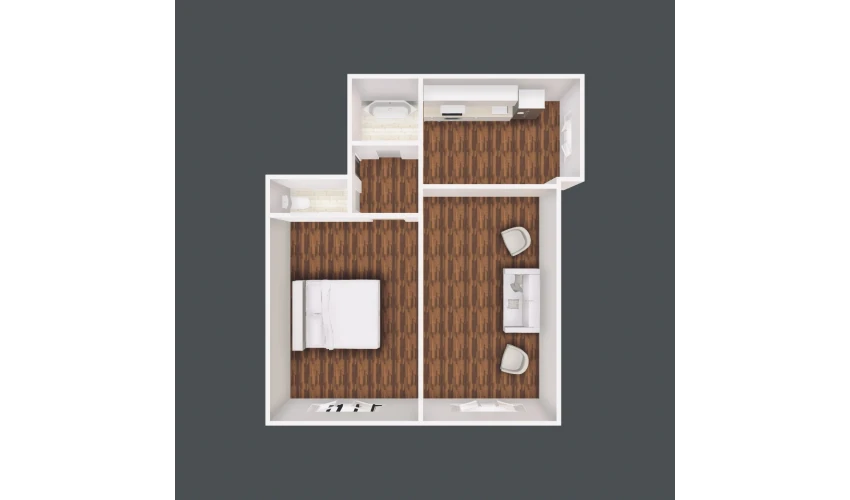 2-комнатная квартира 47.69 м²  5/6 этаж | Жилой комплекс Taqachi